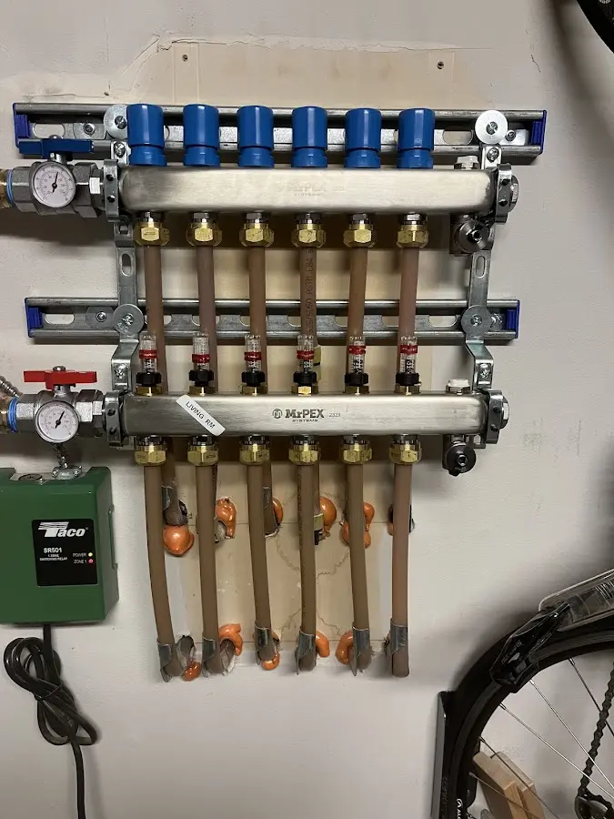 Plumber performing Gas Line Installation at a residential property in Placerville